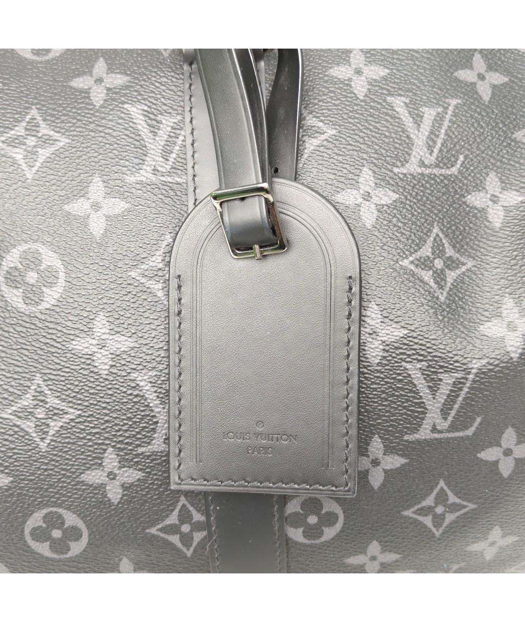 LOUIS VUITTON Черная дорожная/спортивная сумка, фото 8