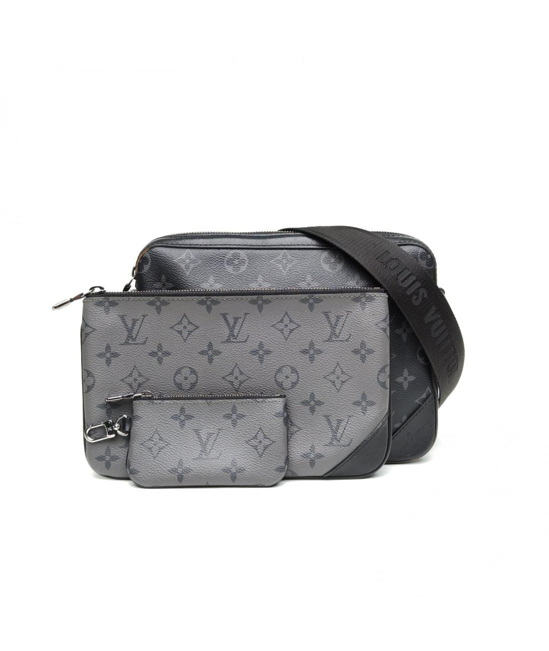 LOUIS VUITTON Серая сумка через плечо, фото 2