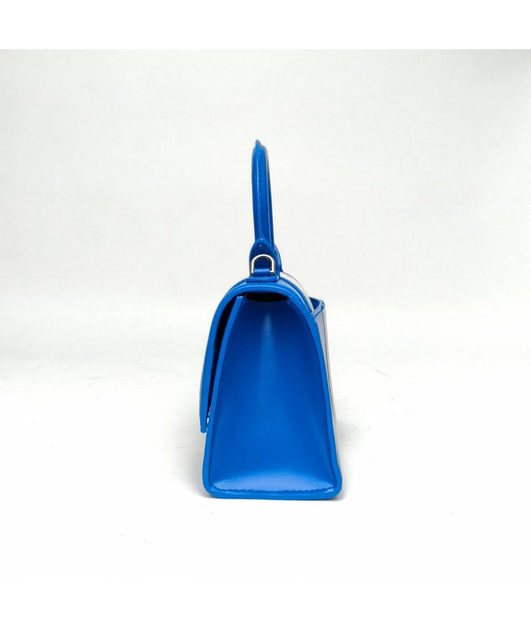 BALENCIAGA Синяя кожаная сумка через плечо, фото 3