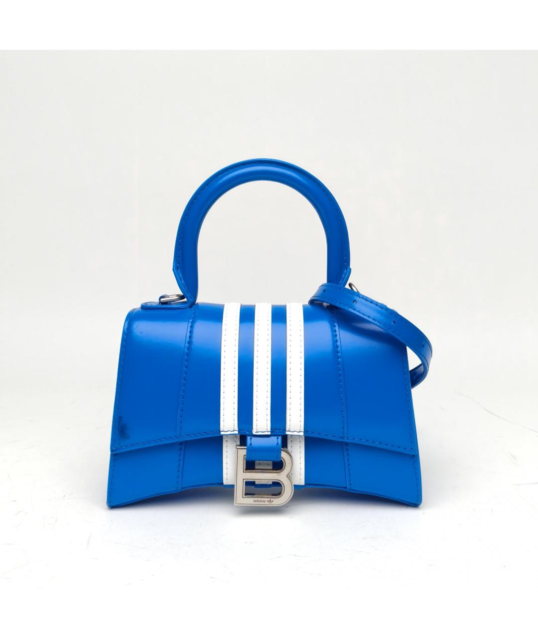 BALENCIAGA Синяя кожаная сумка через плечо, фото 2