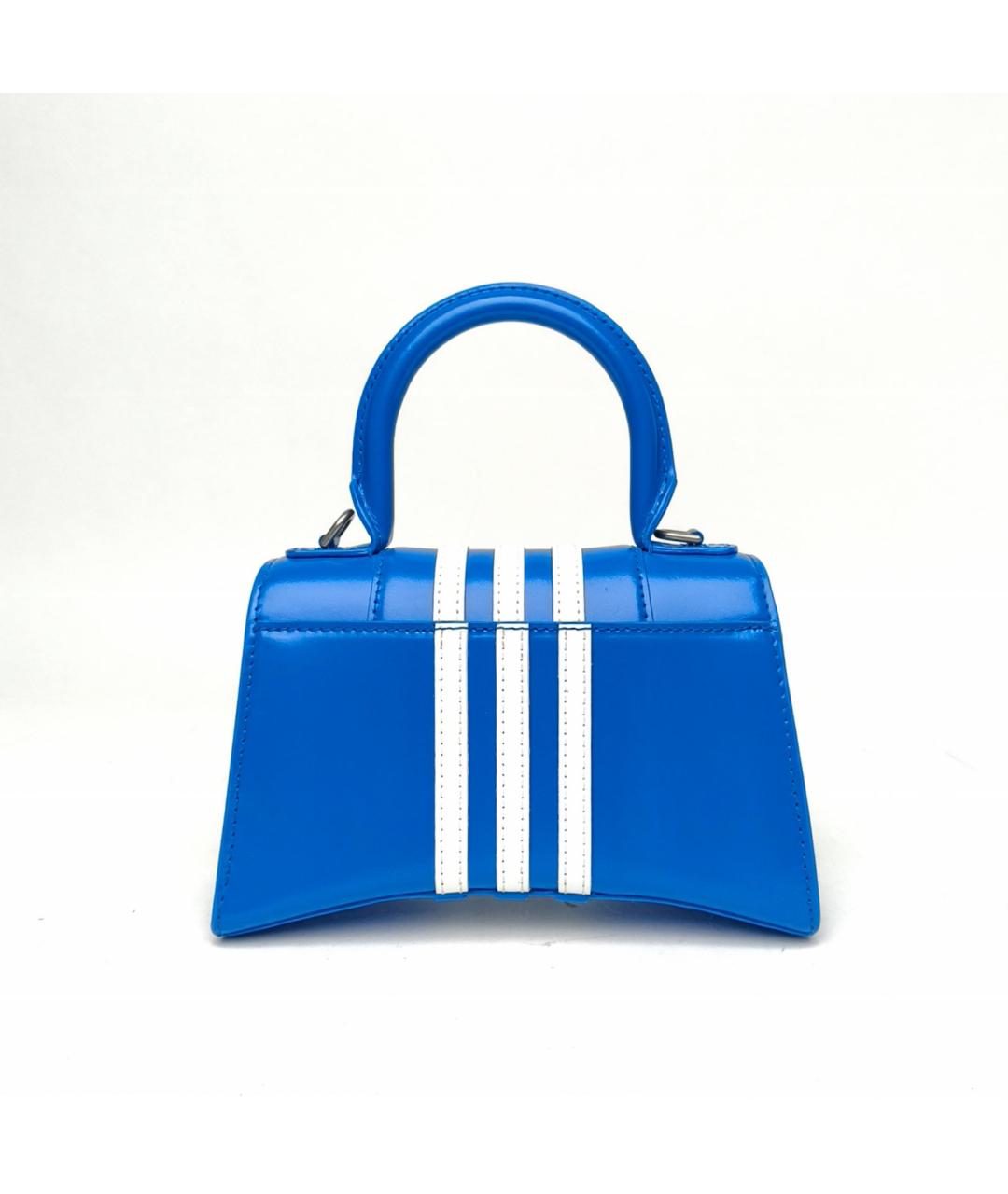 BALENCIAGA Синяя кожаная сумка через плечо, фото 4