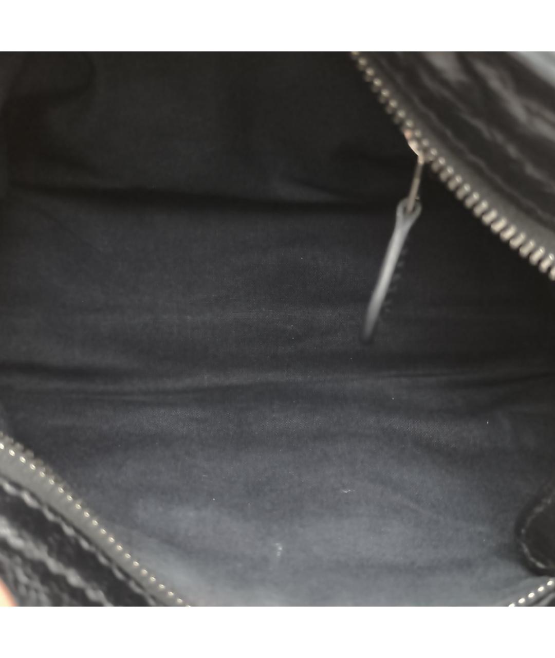 BALENCIAGA Черная кожаная сумка через плечо, фото 7