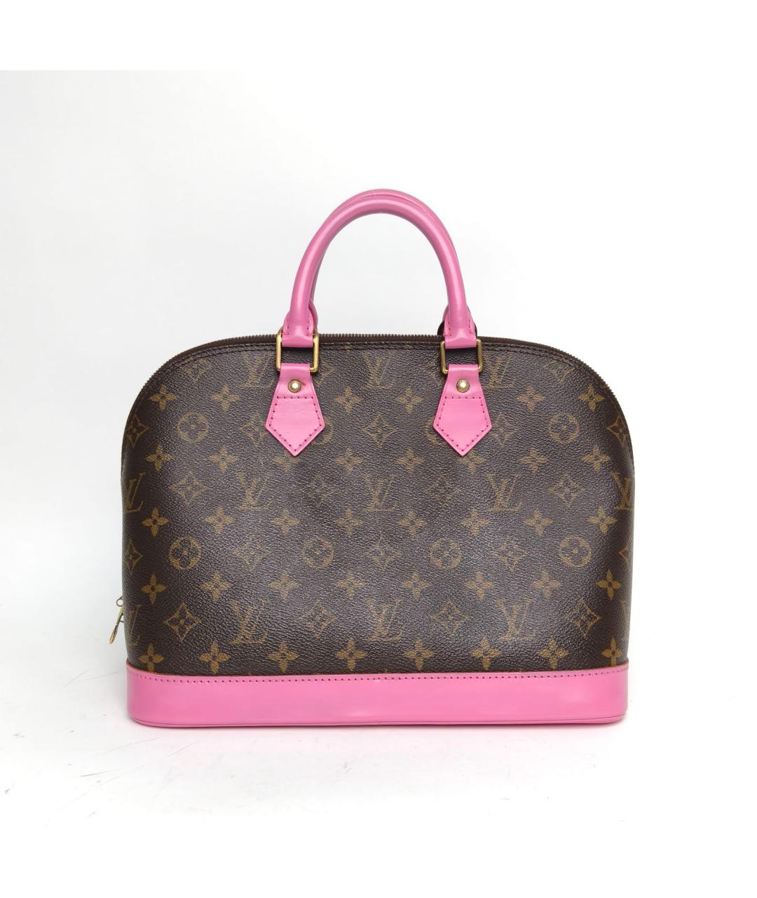 LOUIS VUITTON Коричневая сумка с короткими ручками, фото 4