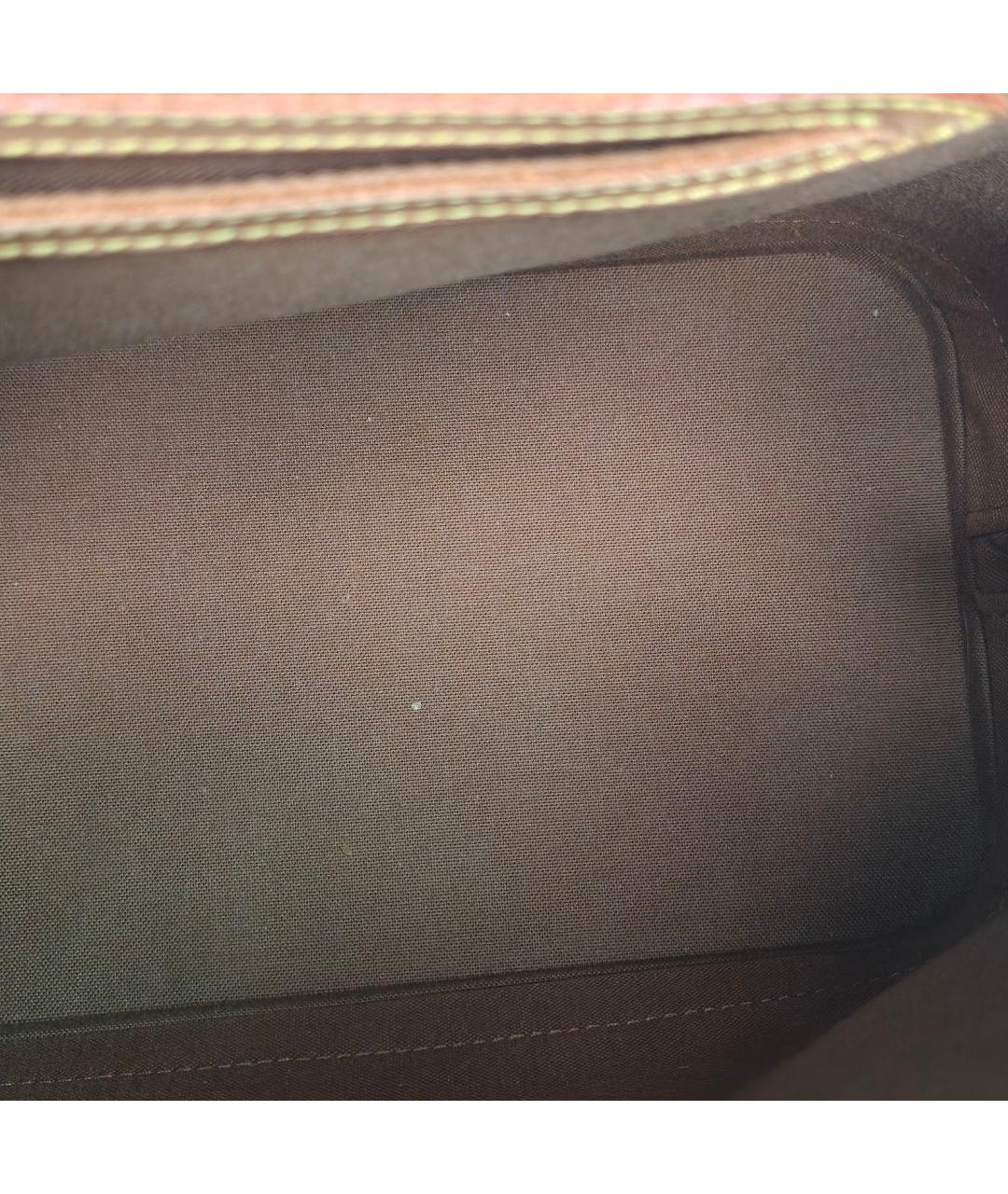 LOUIS VUITTON Коричневая сумка с короткими ручками, фото 7