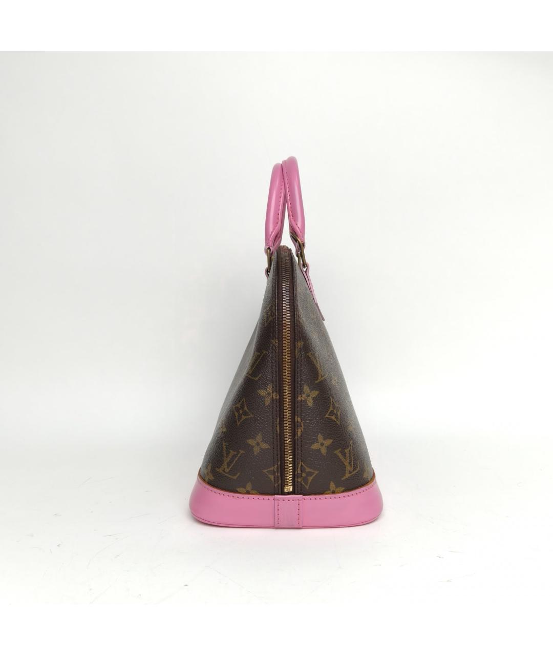 LOUIS VUITTON Коричневая сумка с короткими ручками, фото 3