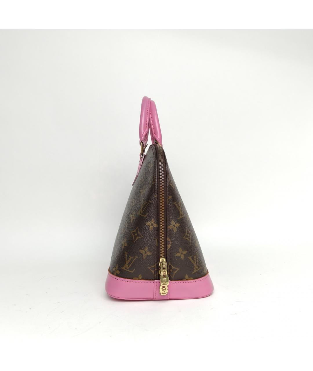 LOUIS VUITTON Коричневая сумка с короткими ручками, фото 5