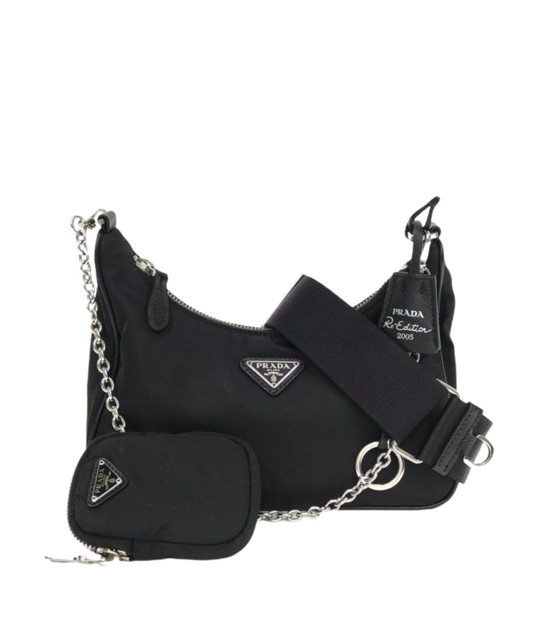 PRADA Черная сумка через плечо, фото 1