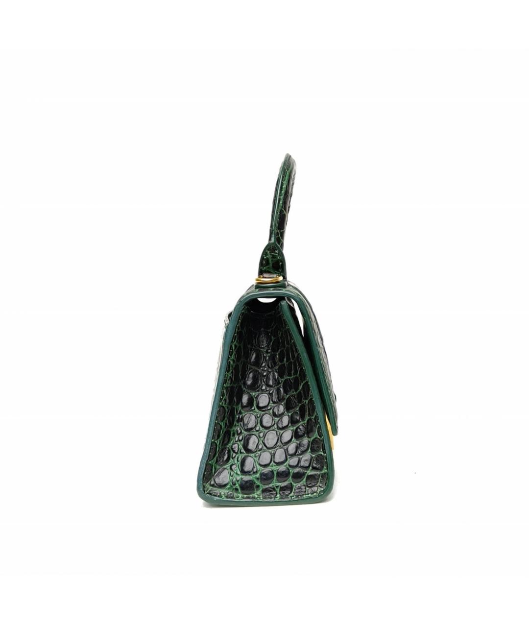 BALENCIAGA Черная кожаная сумка через плечо, фото 5