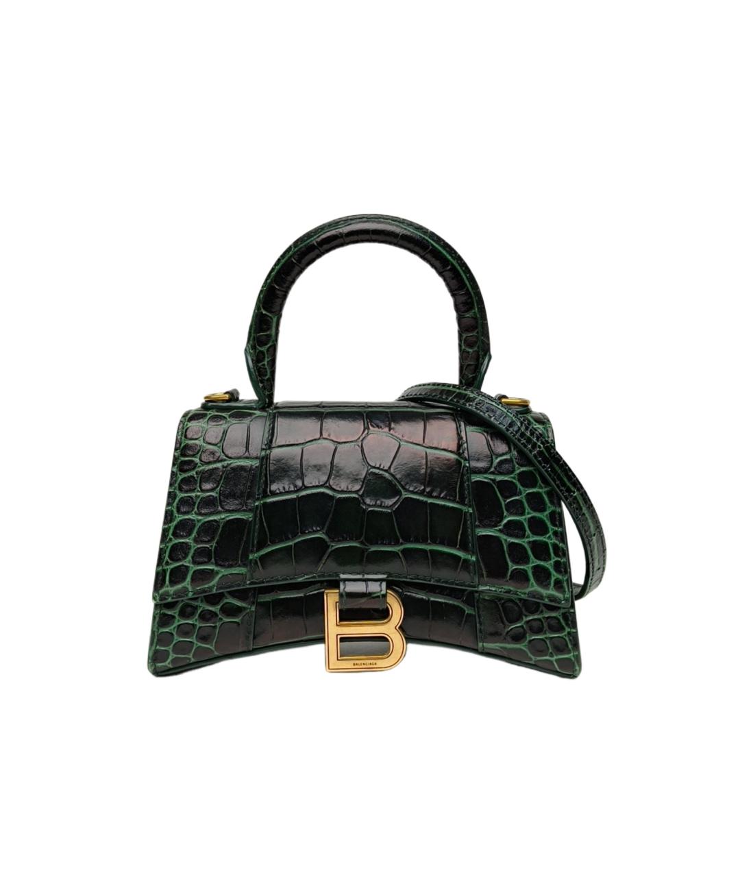 BALENCIAGA Черная кожаная сумка через плечо, фото 10