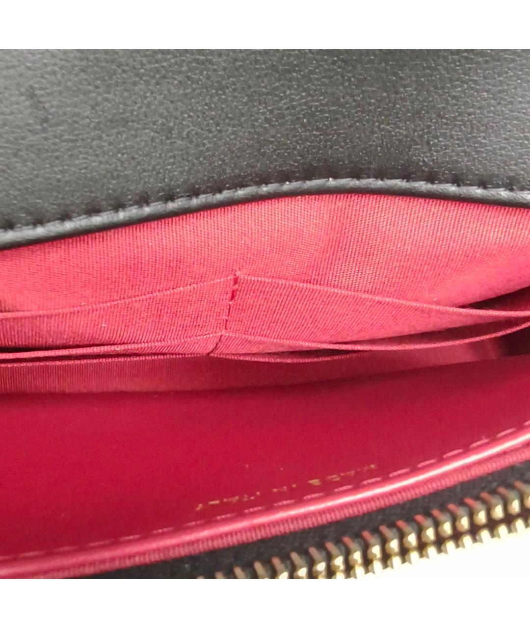 CHANEL Черная кожаная сумка через плечо, фото 8