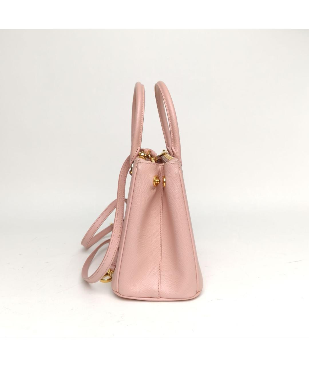 PRADA Розовая кожаная сумка через плечо, фото 5