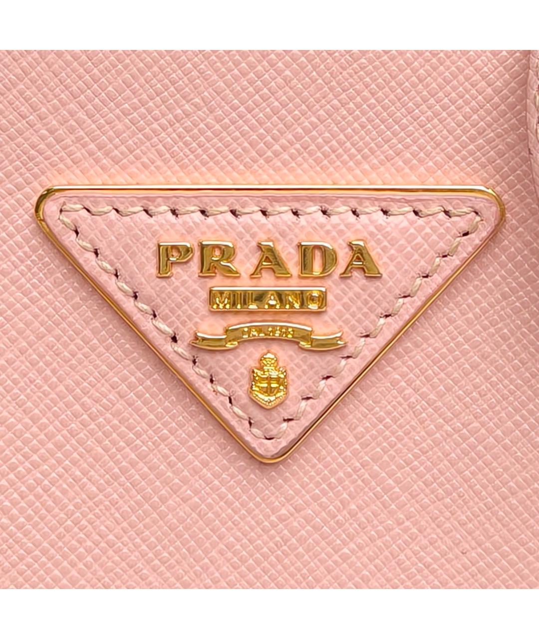 PRADA Розовая кожаная сумка через плечо, фото 7