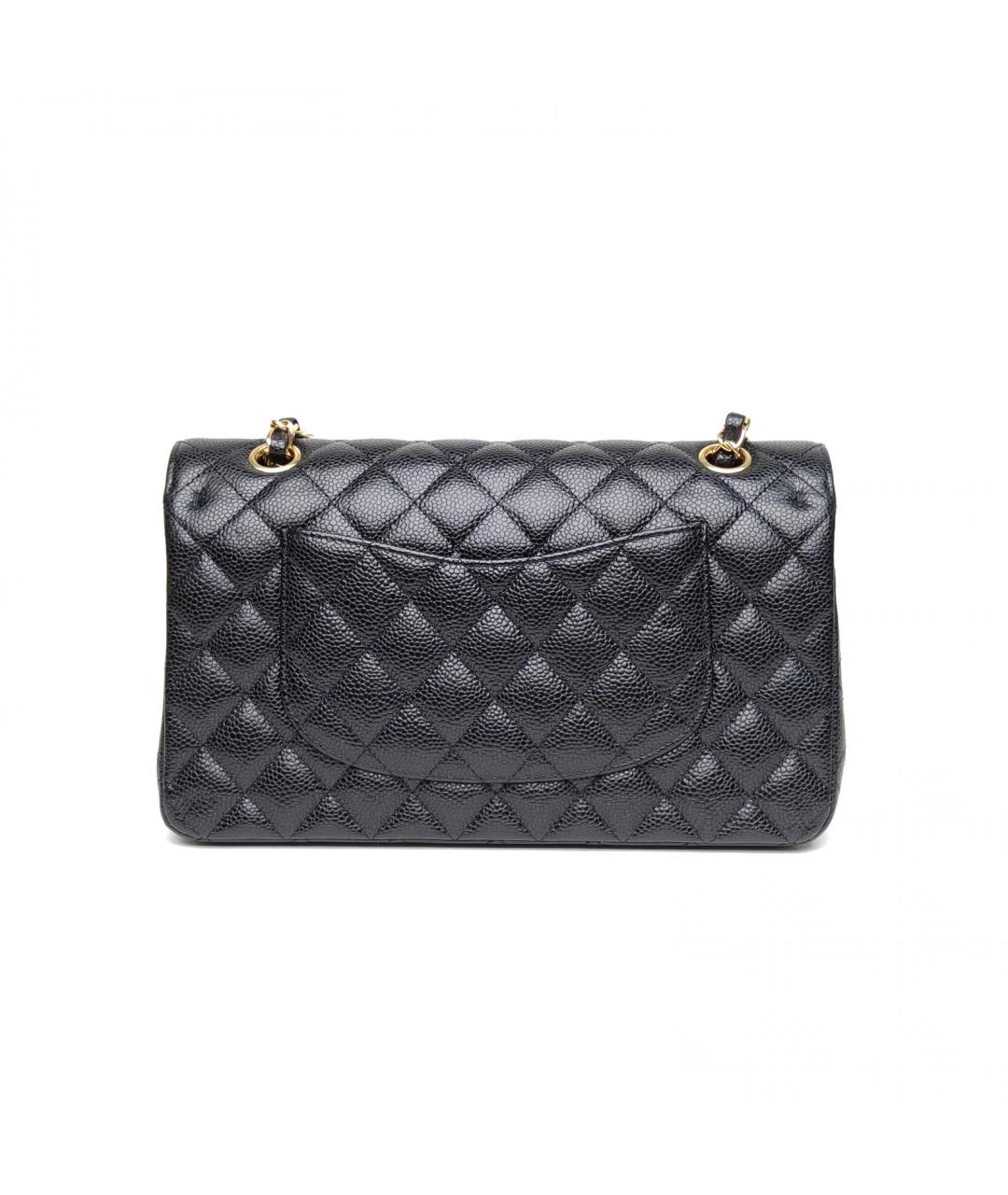 CHANEL Черная кожаная сумка через плечо, фото 4