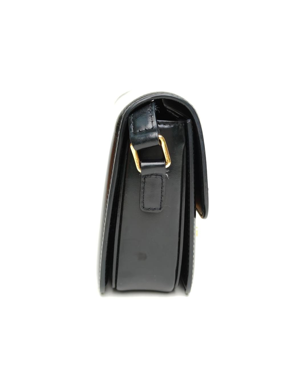 CELINE Черная кожаная сумка через плечо, фото 5