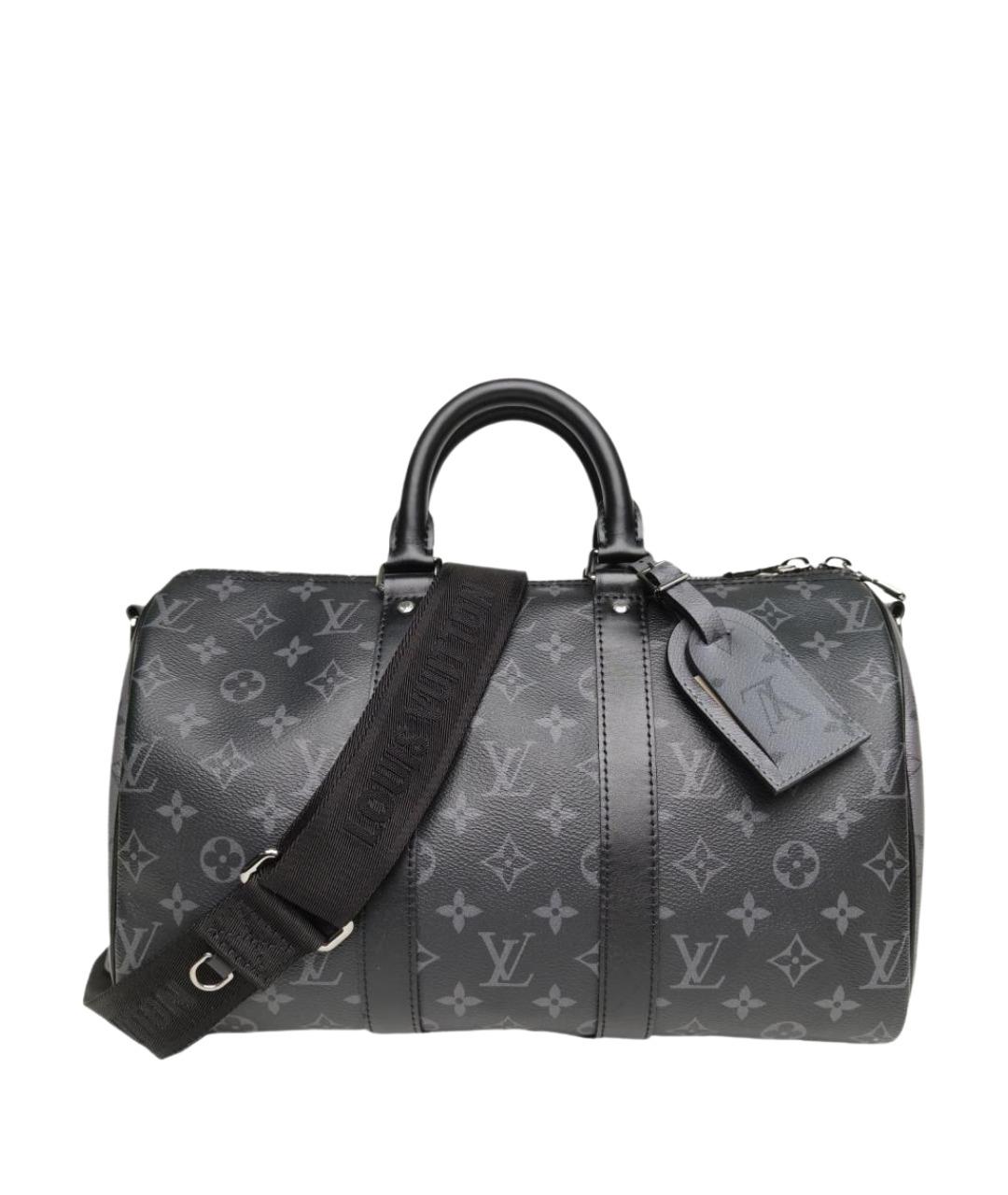 LOUIS VUITTON Черная дорожная/спортивная сумка, фото 1