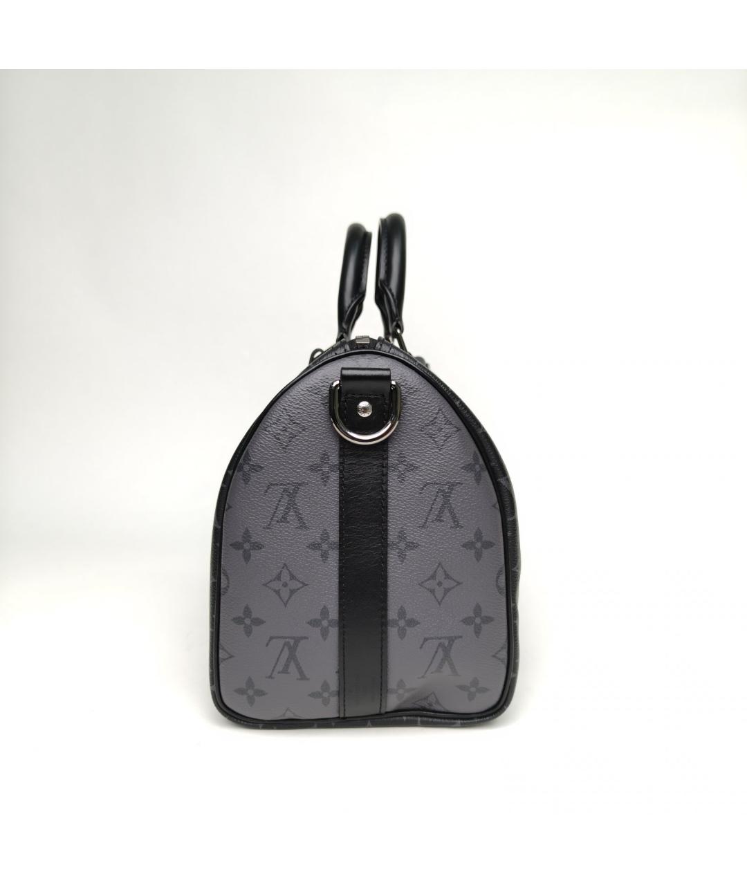 LOUIS VUITTON Черная дорожная/спортивная сумка, фото 5