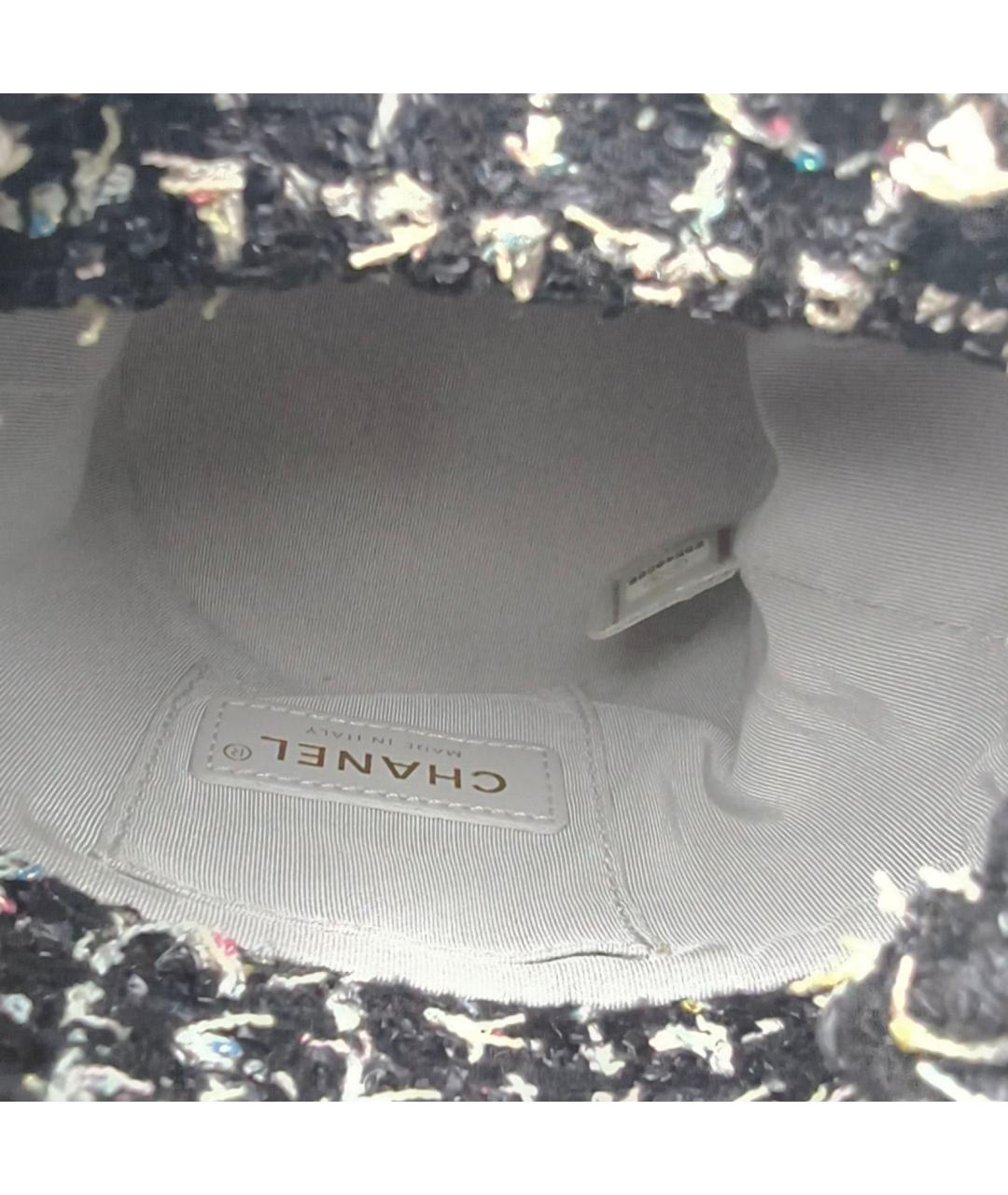 CHANEL Черная кожаная сумка через плечо, фото 7