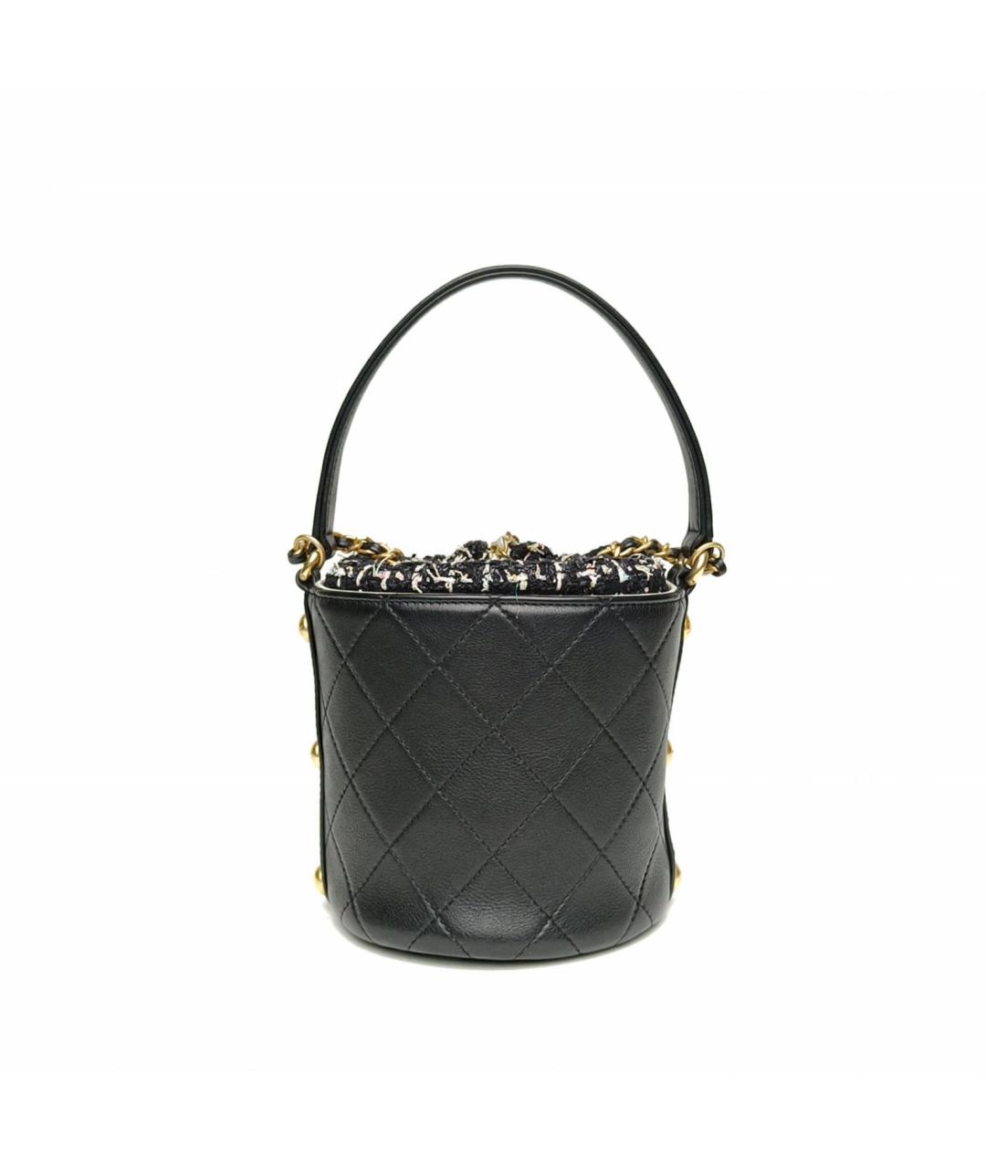 CHANEL Черная кожаная сумка через плечо, фото 4