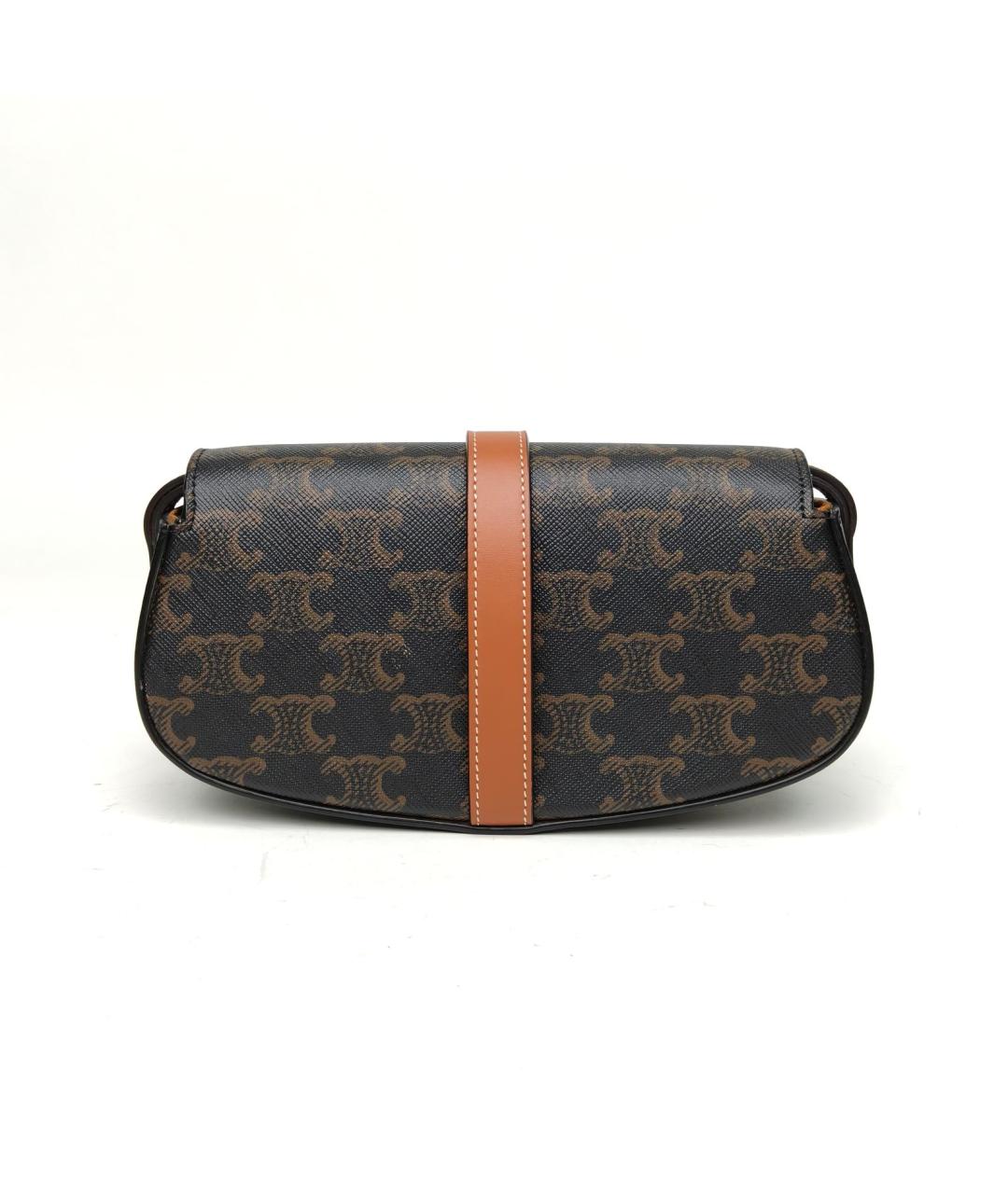 CELINE Коричневая сумка через плечо, фото 4