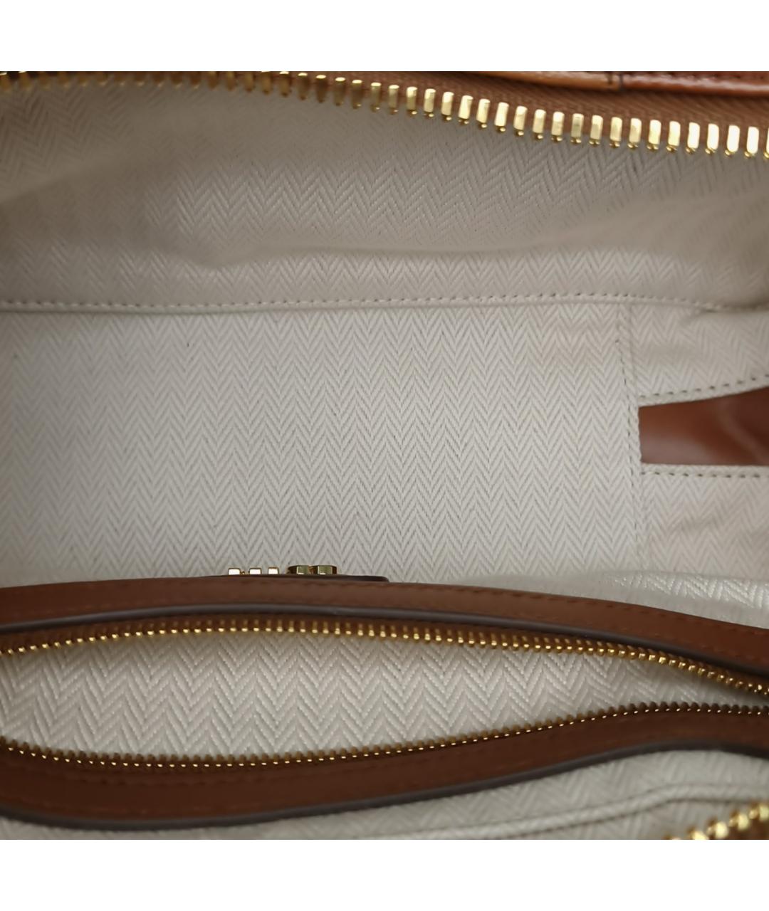 MIU MIU Коричневая кожаная сумка через плечо, фото 8
