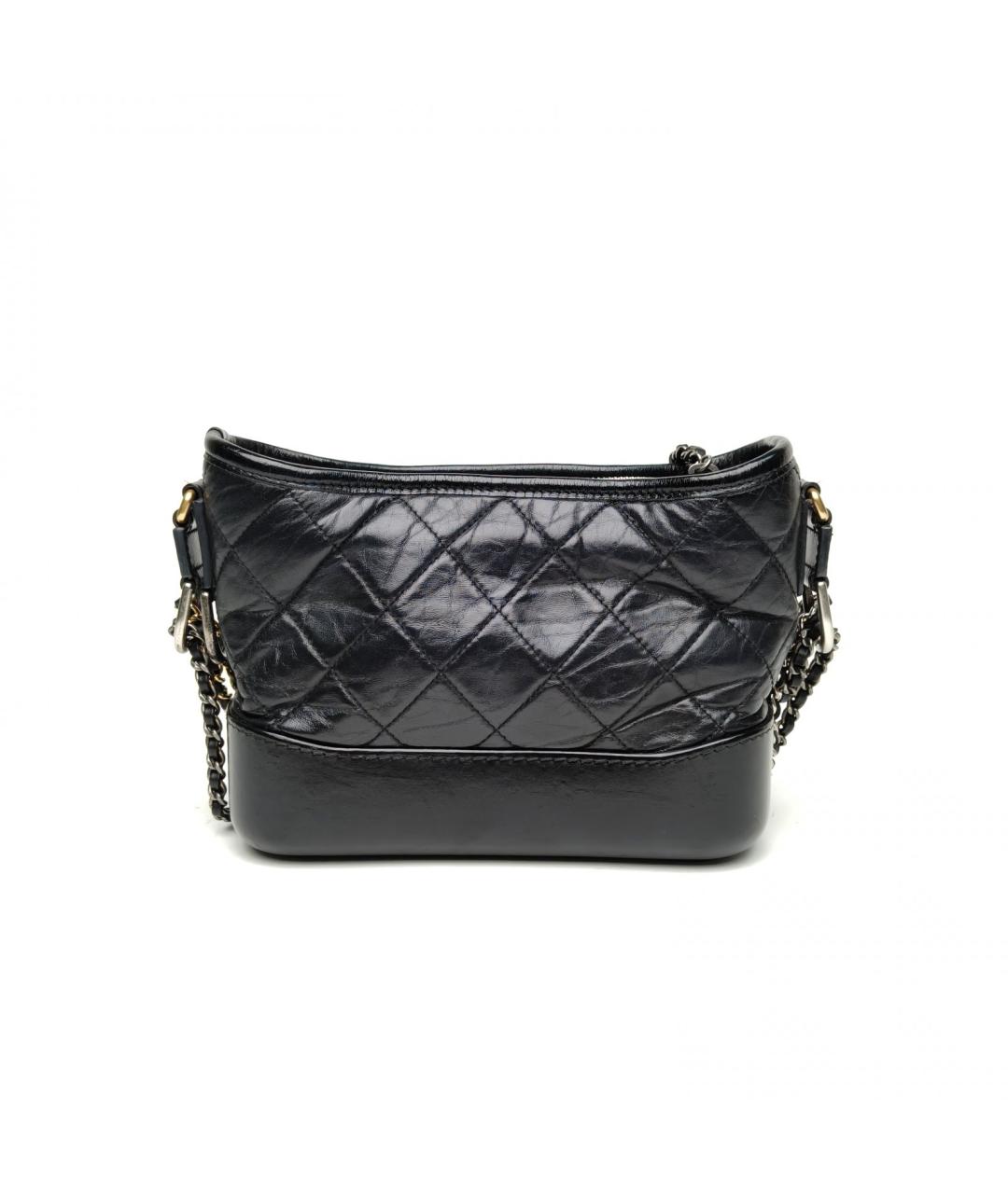 CHANEL Черная кожаная сумка через плечо, фото 4
