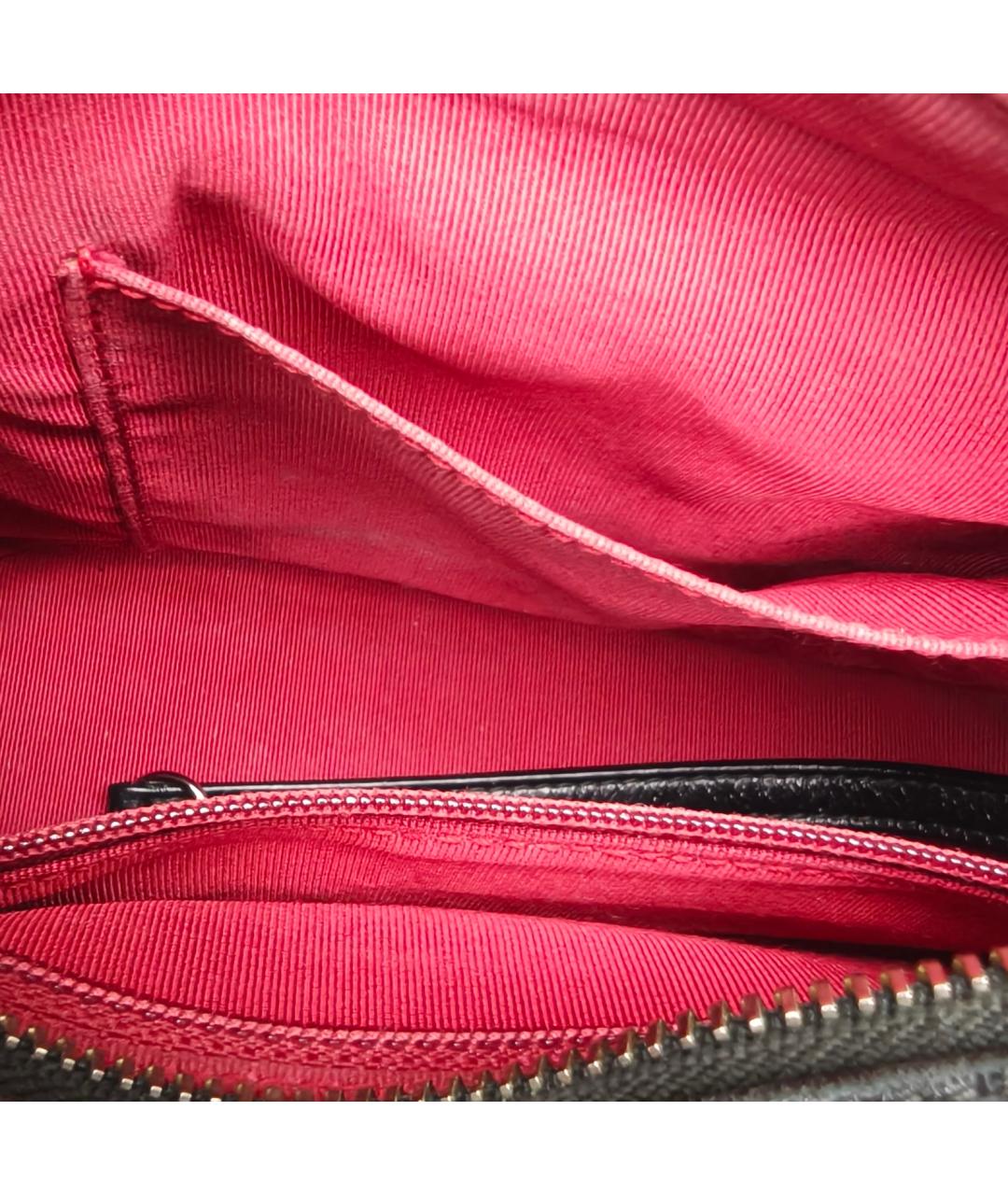 CHANEL Черная кожаная сумка через плечо, фото 8