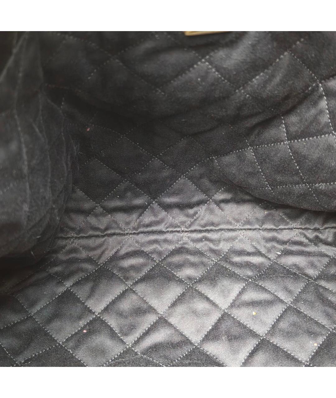 CHANEL Черная кожаная сумка через плечо, фото 7