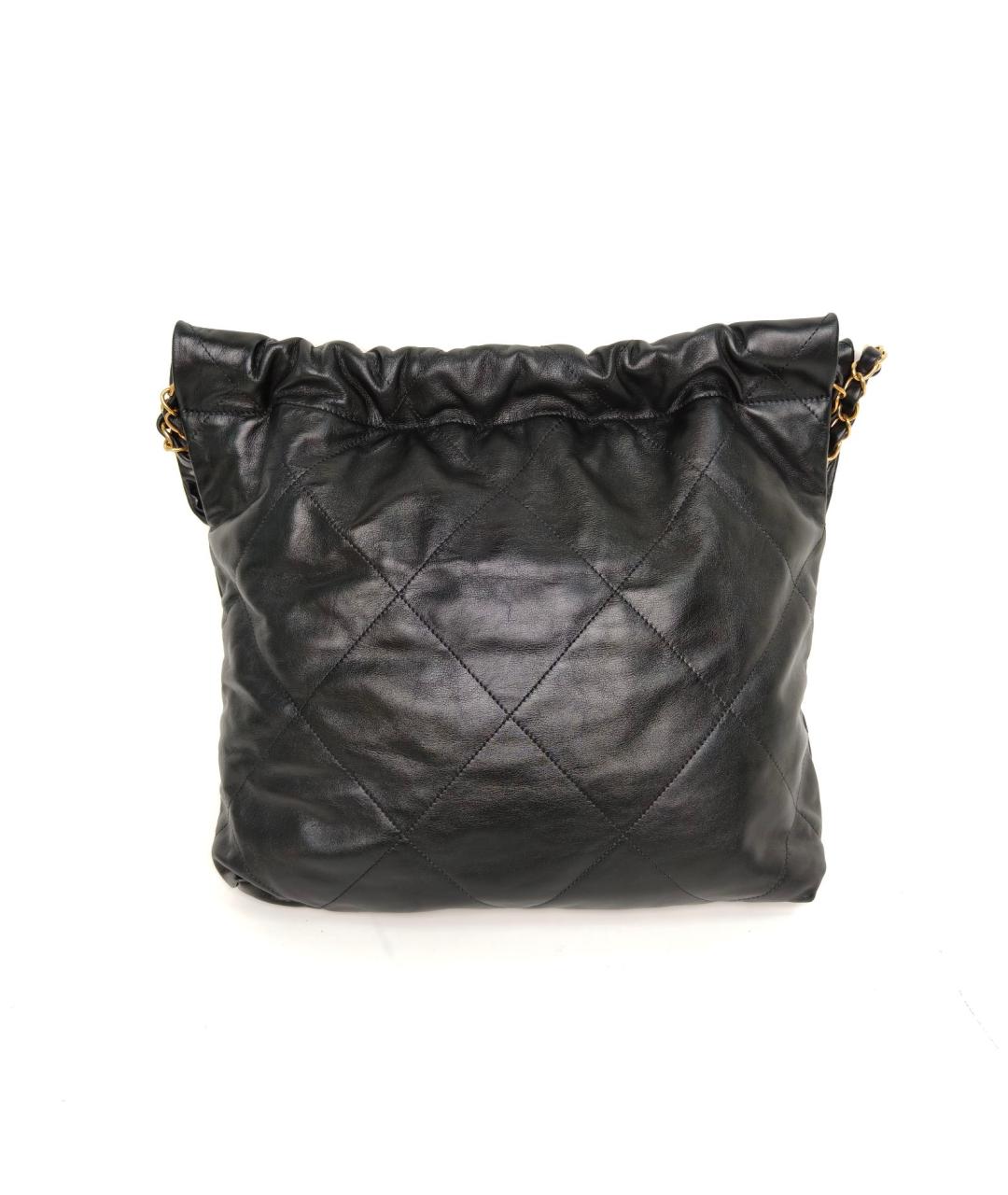 CHANEL Черная кожаная сумка через плечо, фото 4