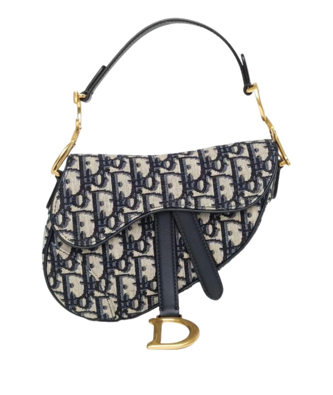 CHRISTIAN DIOR Темно-синяя сумка через плечо, фото 1