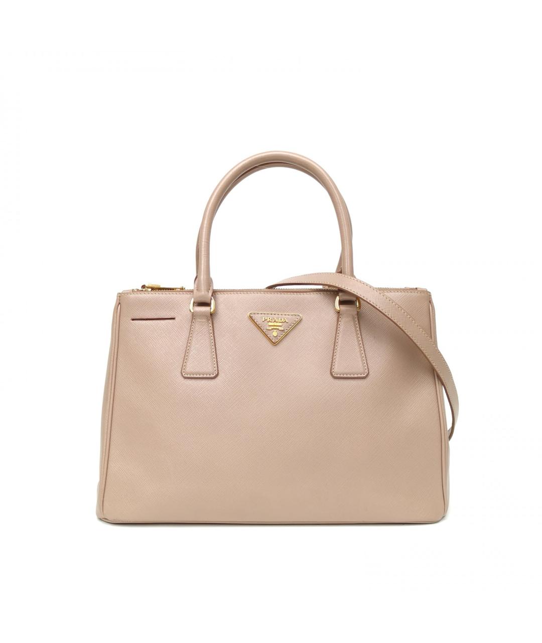 PRADA Бежевая кожаная сумка через плечо, фото 2