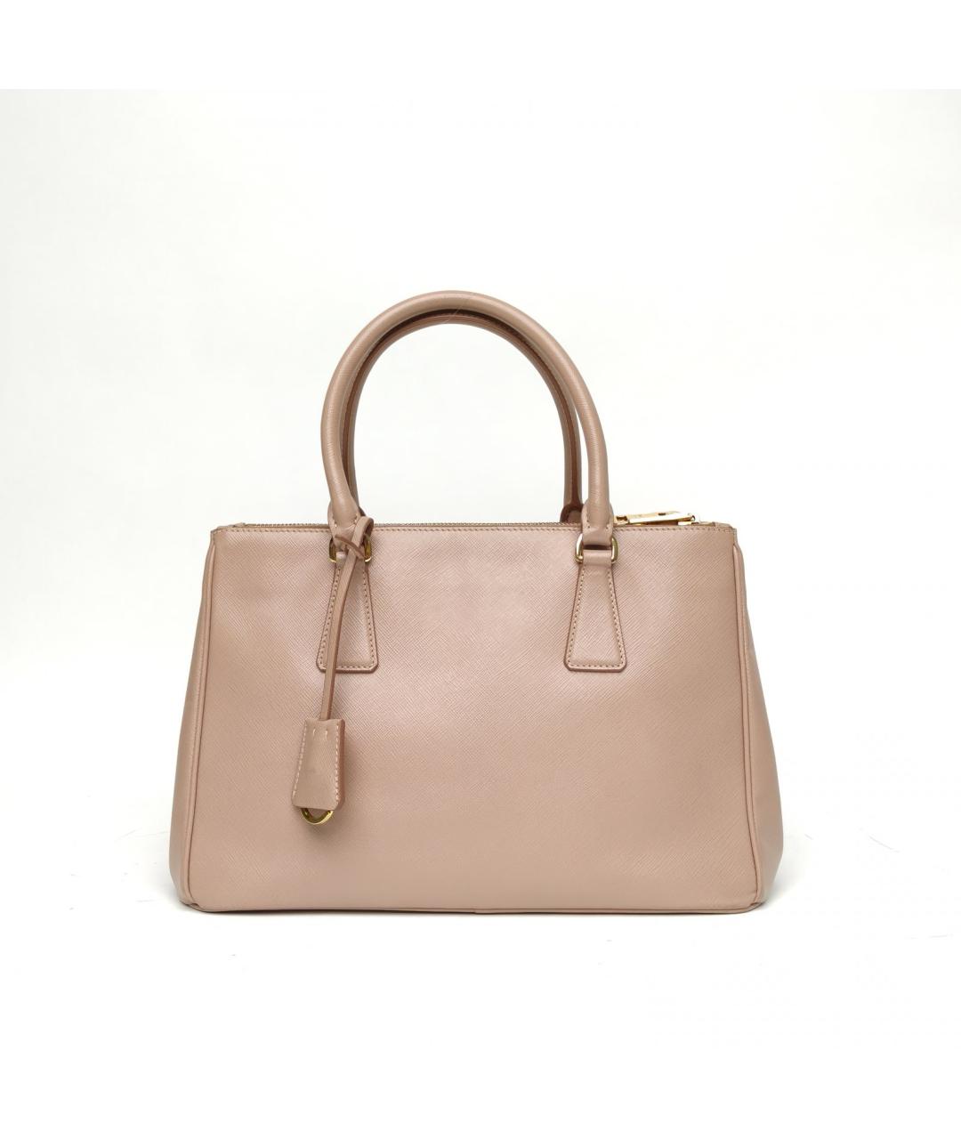 PRADA Бежевая кожаная сумка через плечо, фото 4