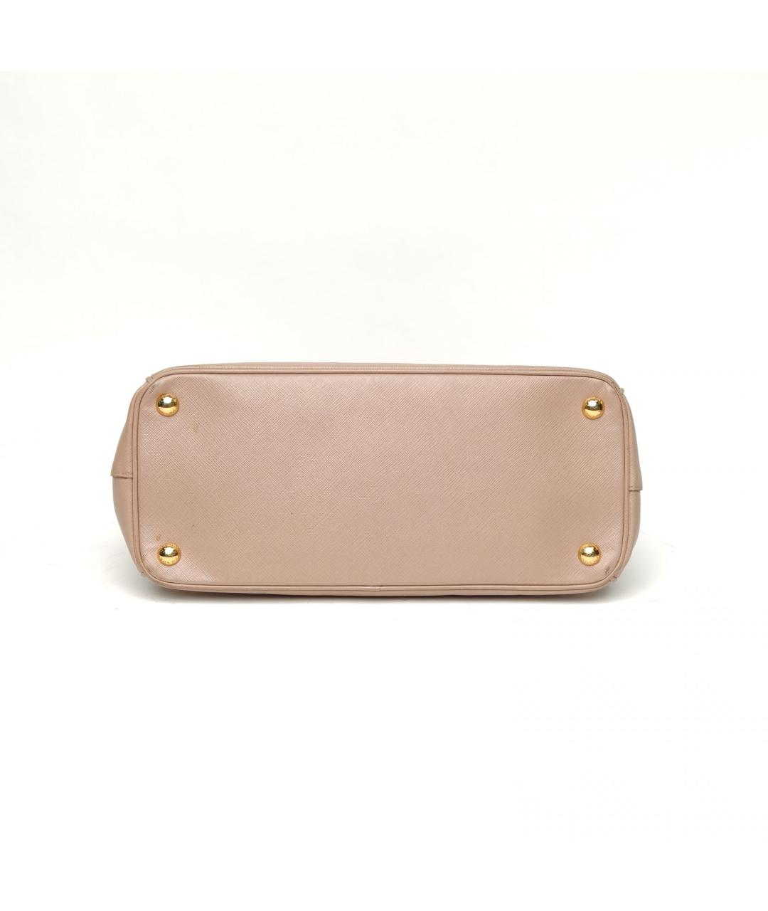 PRADA Бежевая кожаная сумка через плечо, фото 6