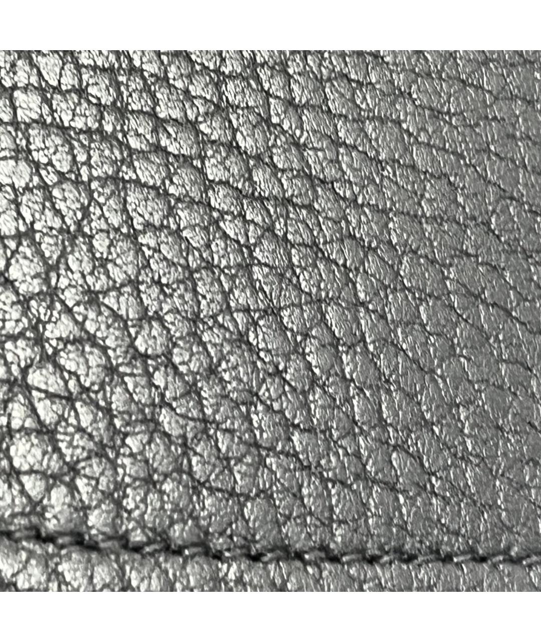 HERMES Черная кожаная сумка через плечо, фото 9