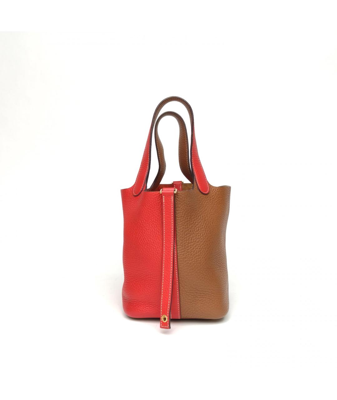 HERMES Коричневая кожаная сумка через плечо, фото 4