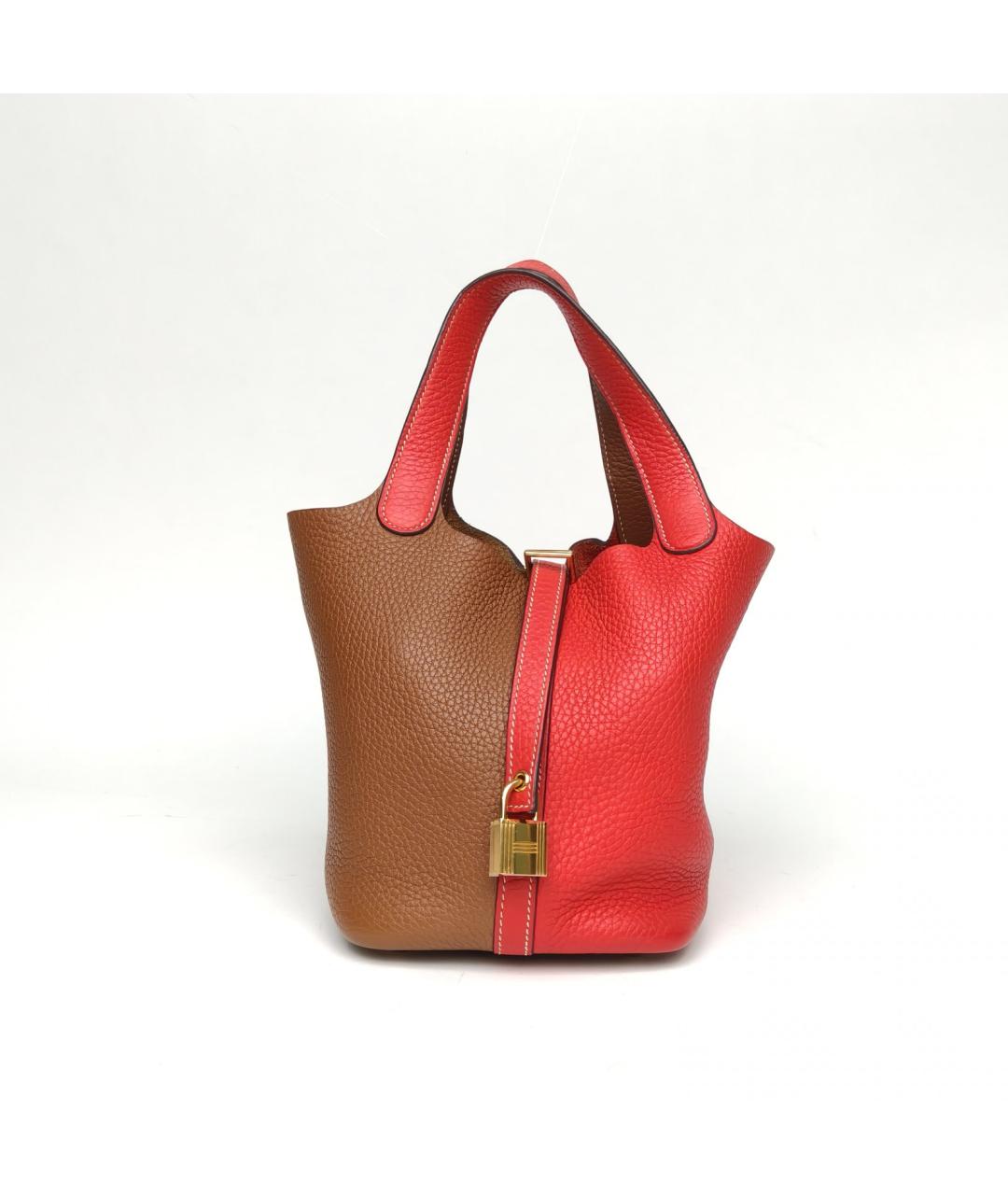 HERMES Коричневая кожаная сумка через плечо, фото 2