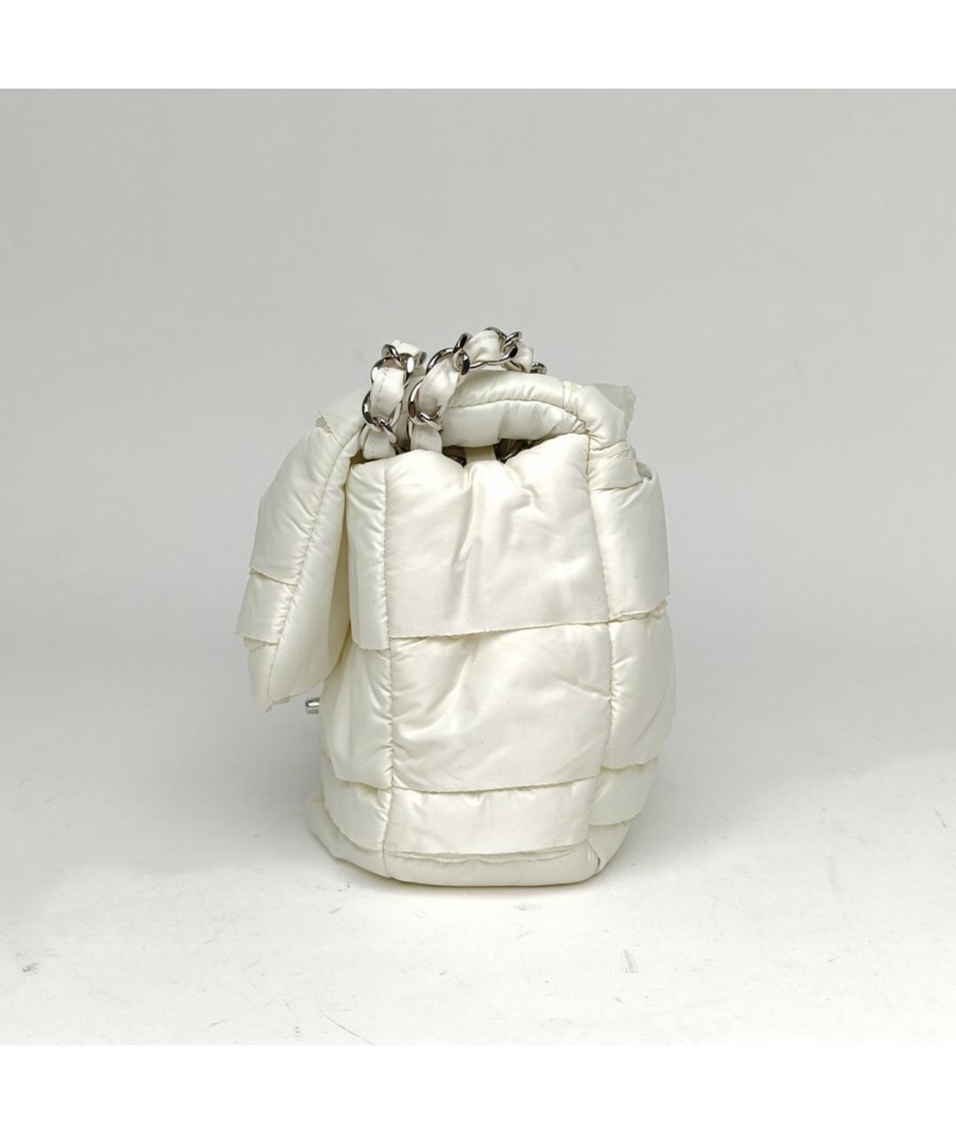 CHANEL Белая сумка через плечо, фото 5