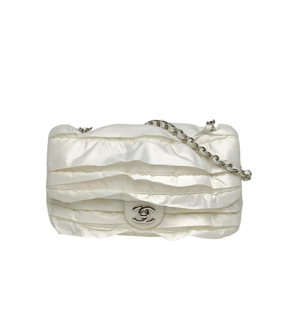 CHANEL Белая сумка через плечо, фото 9