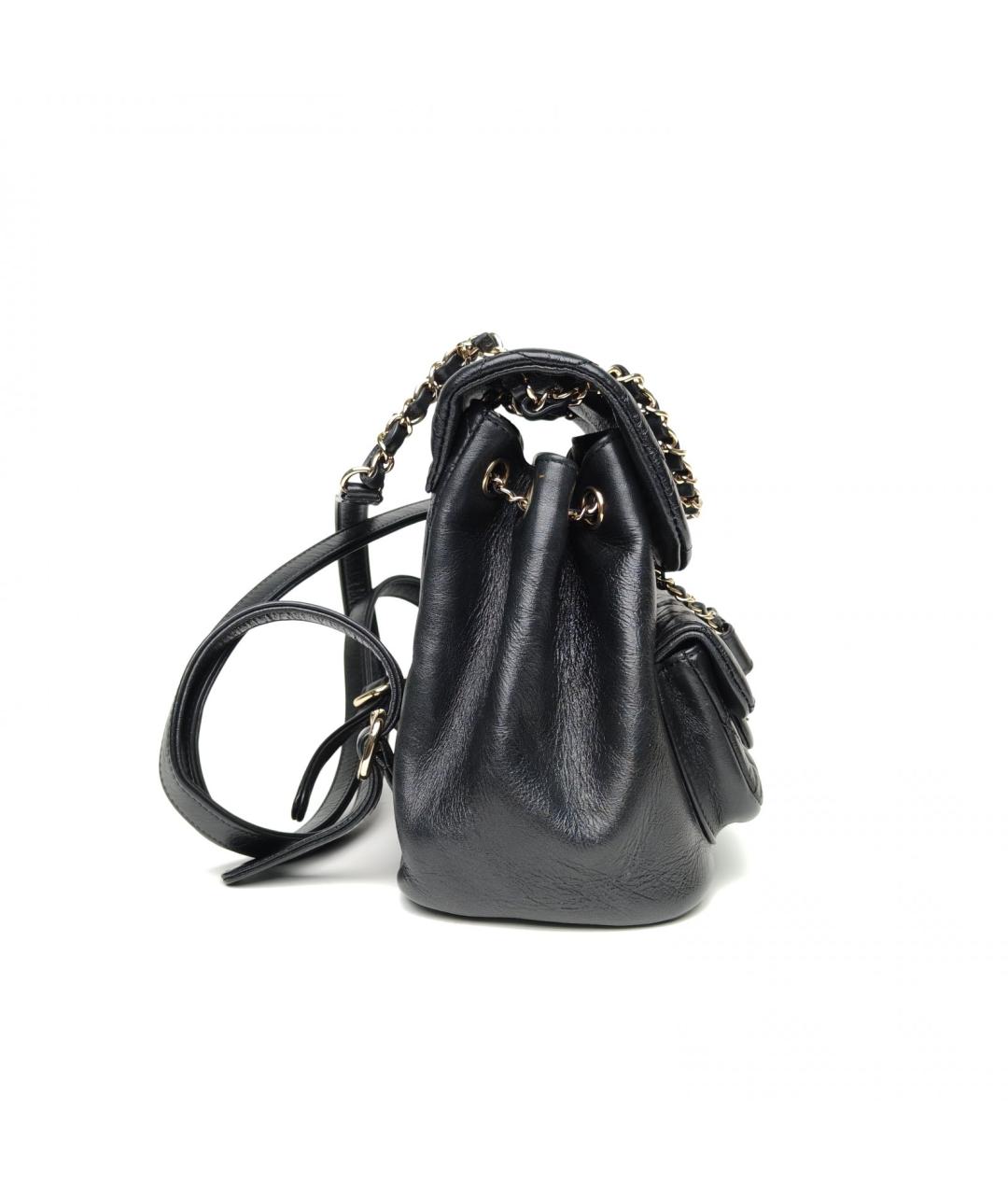 CHANEL Черный кожаный рюкзак, фото 5