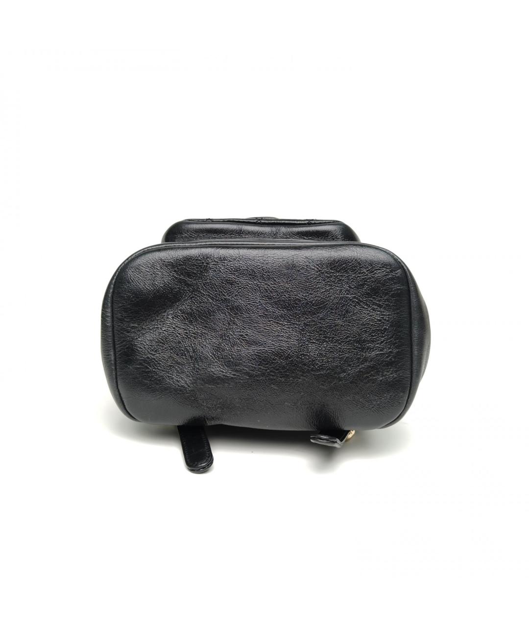 CHANEL Черный кожаный рюкзак, фото 6