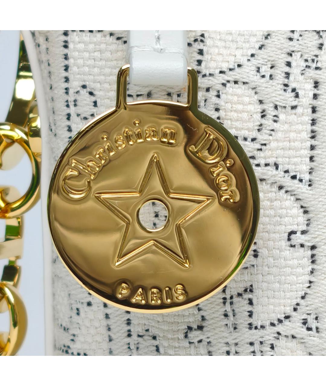 CHRISTIAN DIOR Бежевая сумка через плечо, фото 7