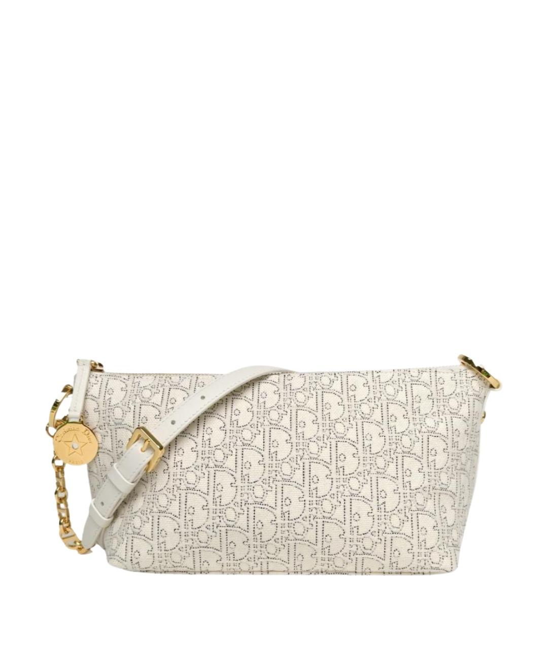 CHRISTIAN DIOR Бежевая сумка через плечо, фото 1