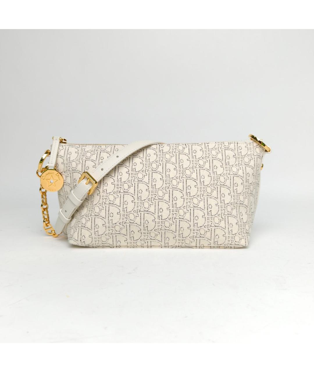 CHRISTIAN DIOR Бежевая сумка через плечо, фото 2