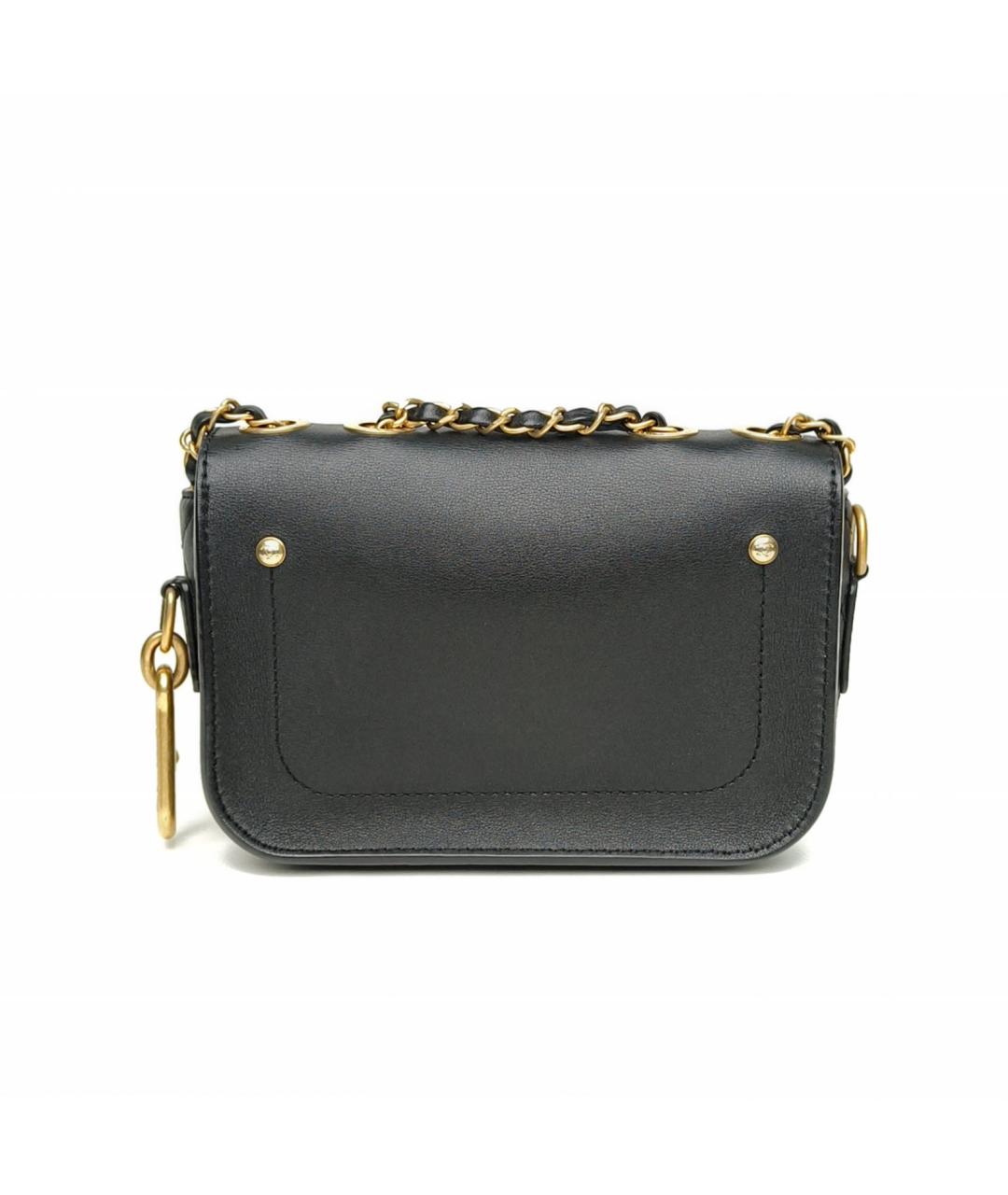 CHANEL Черная кожаная сумка через плечо, фото 4