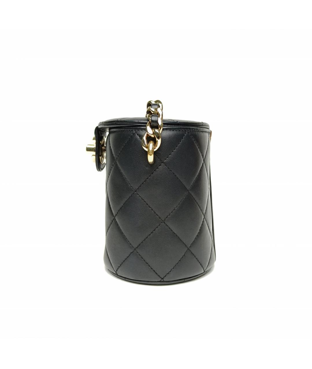 CHANEL Черная кожаная сумка через плечо, фото 2