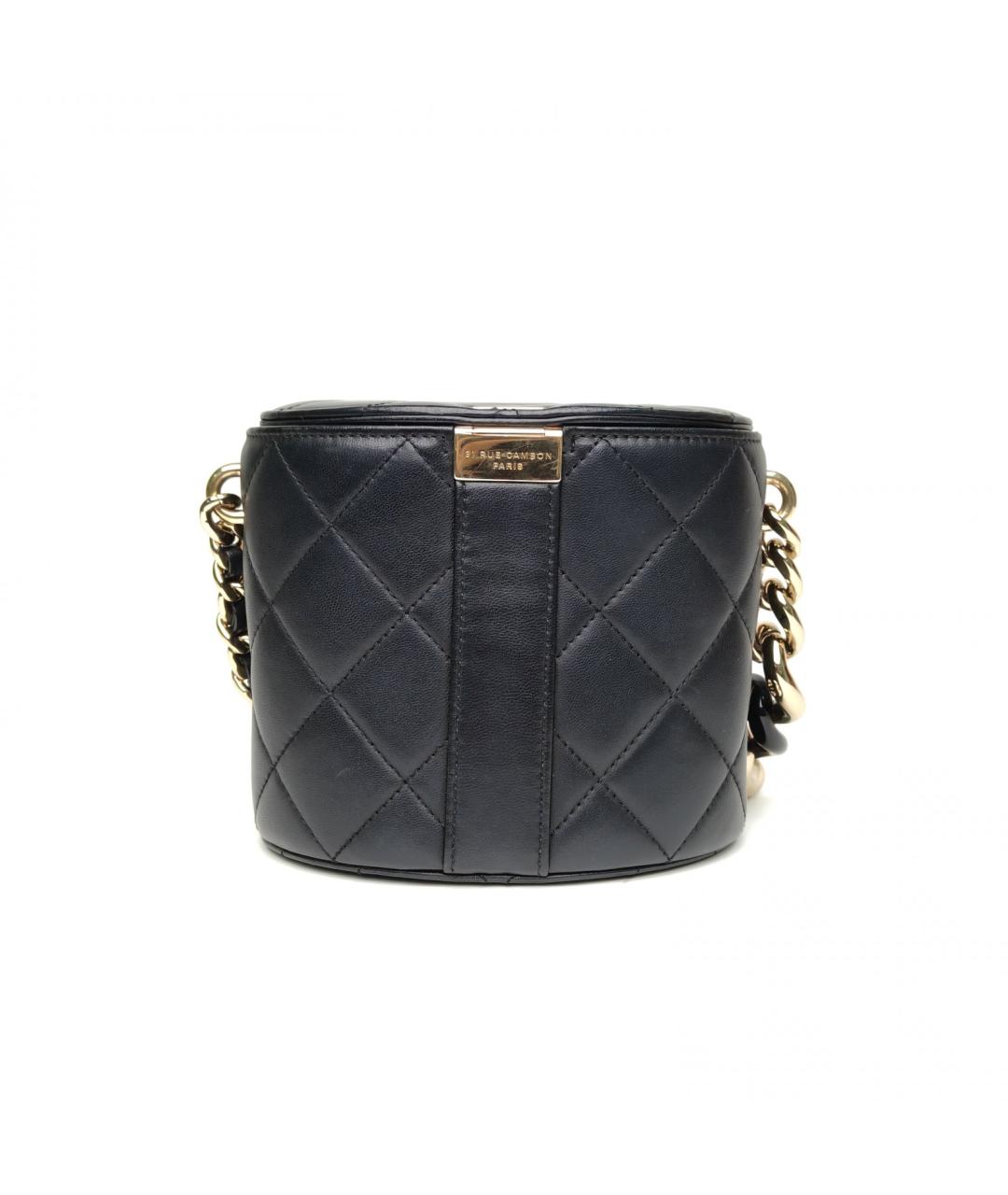 CHANEL Черная кожаная сумка через плечо, фото 3