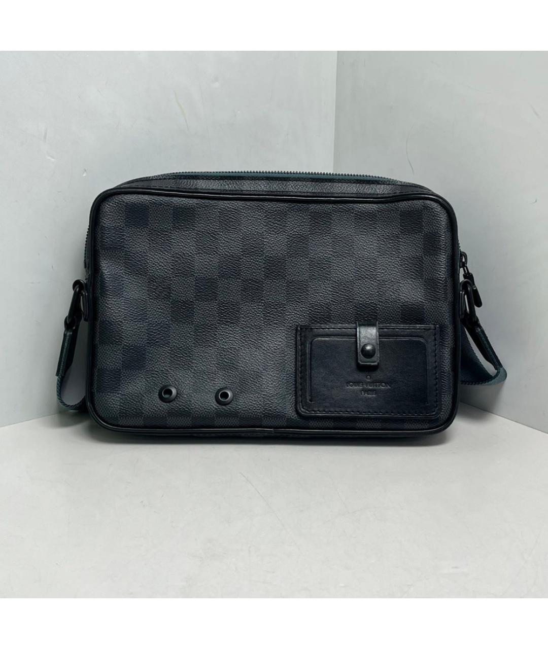 LOUIS VUITTON Черная сумка через плечо, фото 8