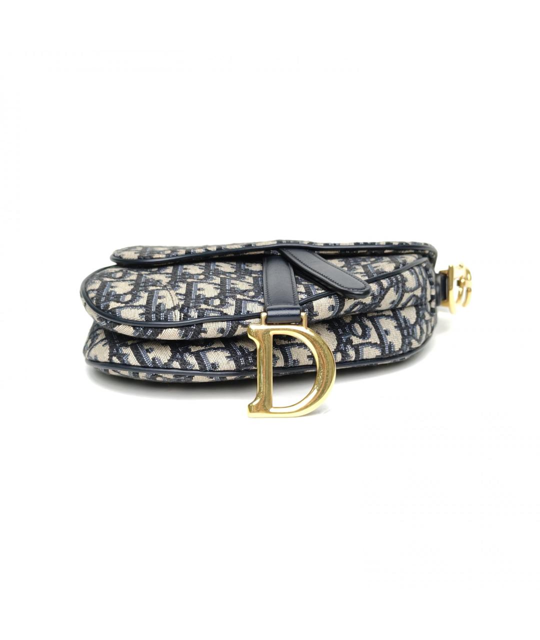 CHRISTIAN DIOR Темно-синяя сумка через плечо, фото 6