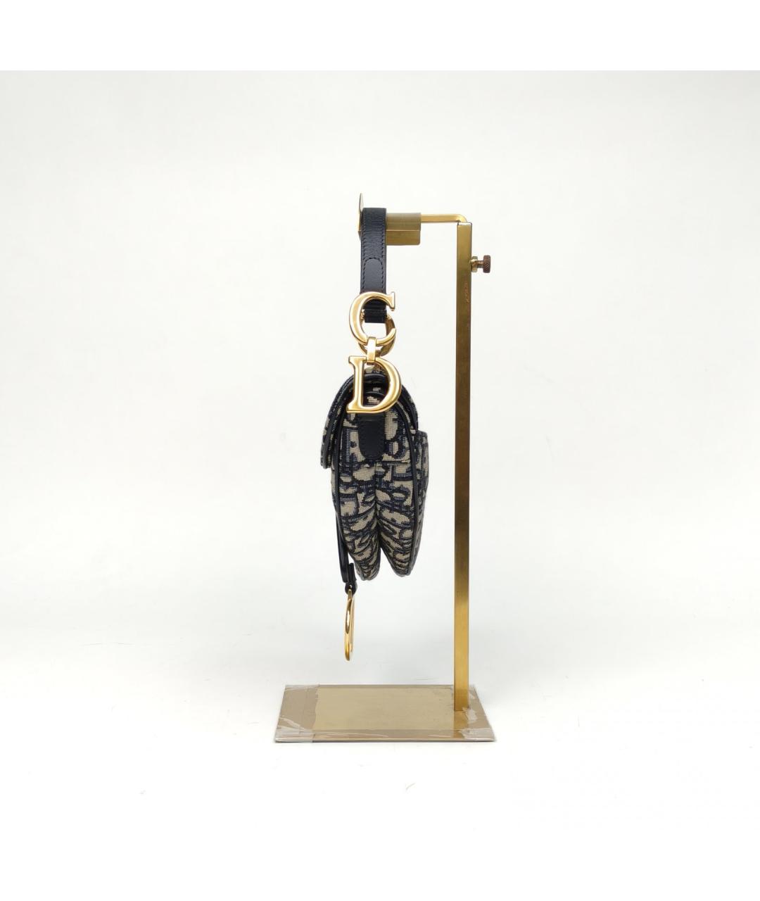 CHRISTIAN DIOR Темно-синяя сумка через плечо, фото 3