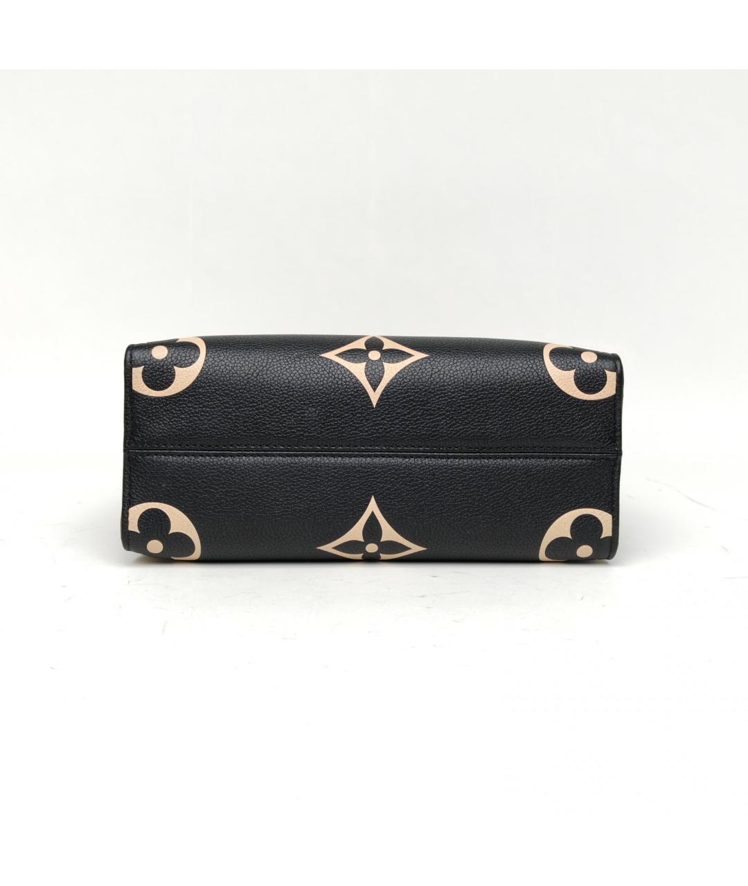 LOUIS VUITTON Черная кожаная сумка через плечо, фото 6