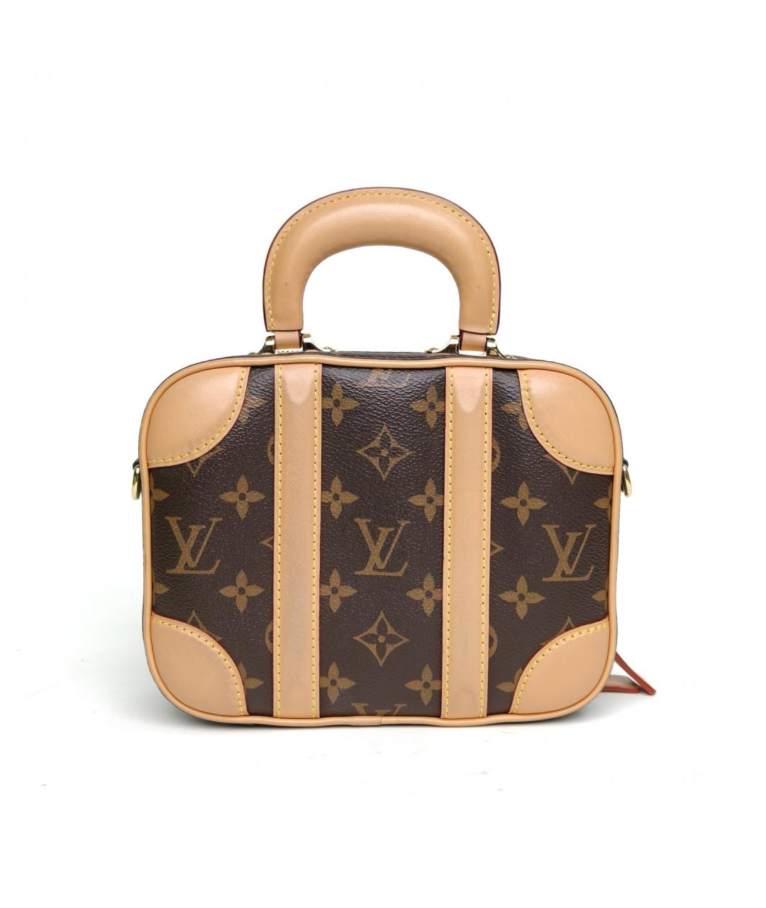 LOUIS VUITTON Коричневая сумка с короткими ручками, фото 3